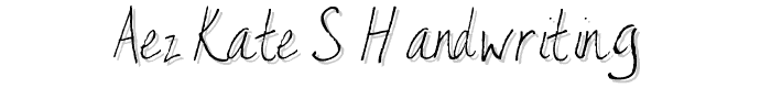 AEZ Kate_s Handwriting font
